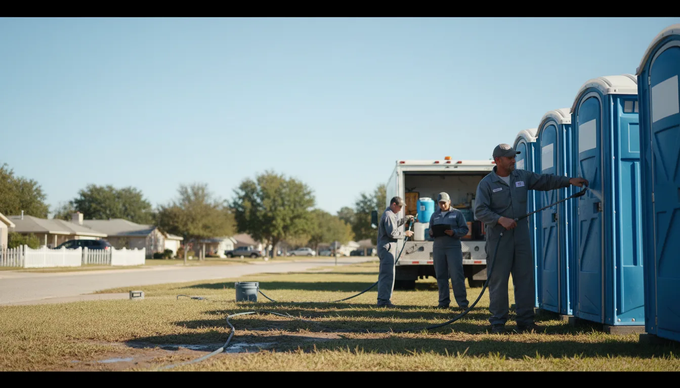 Long-Term Portable Toilet Rental in Athens, OH near me